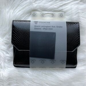 🆕 Francine Black Lexington Ave Snake Sleeve iPad Mini Storage Case